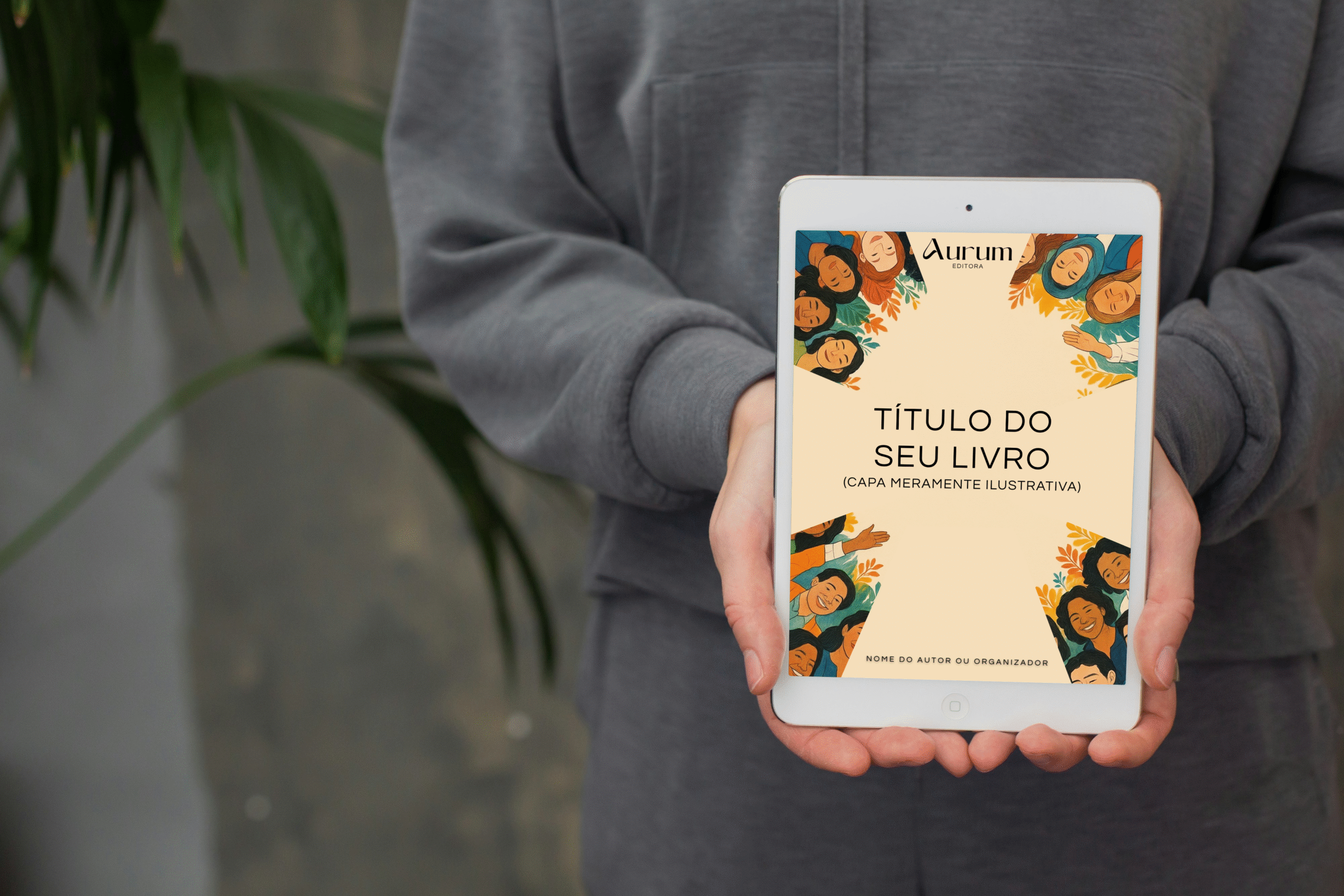 Mockup de livro autoral